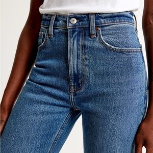 Abercrombie & Fitch Women's High Rise Jeans - Blue 36Long